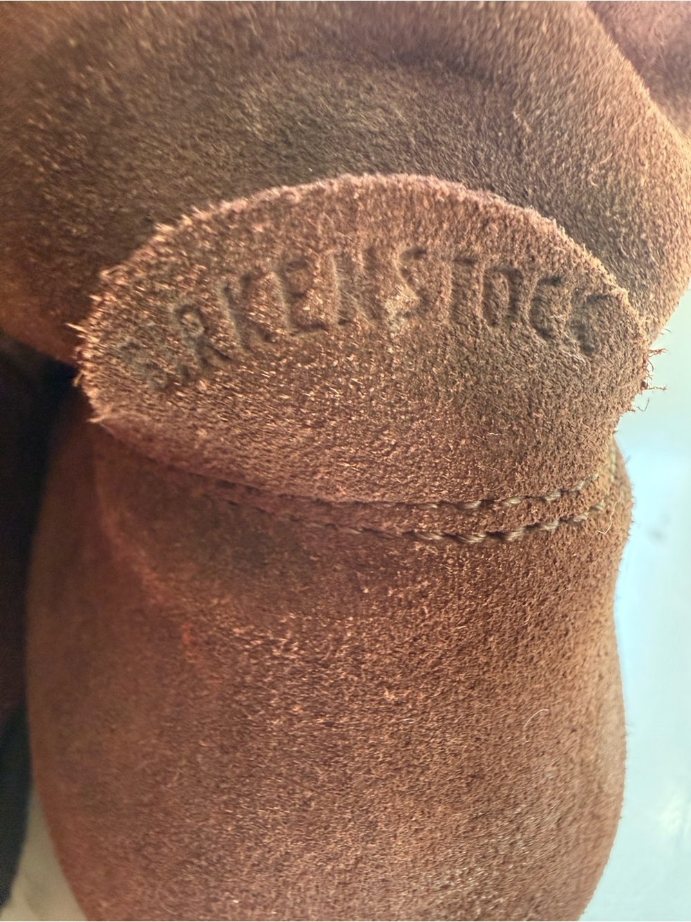 Birkenstock Sarnia  women size 6 Chestnut Brown Suede Slouch Ankle Booties - Picture 6 of 11